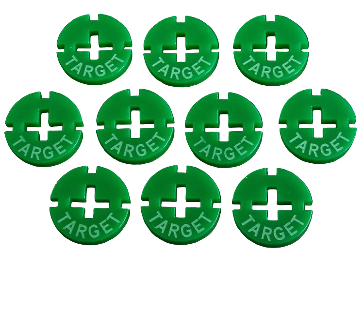 LITKO Target Tokens (10) (New! Multiple Colors on One Listing!)