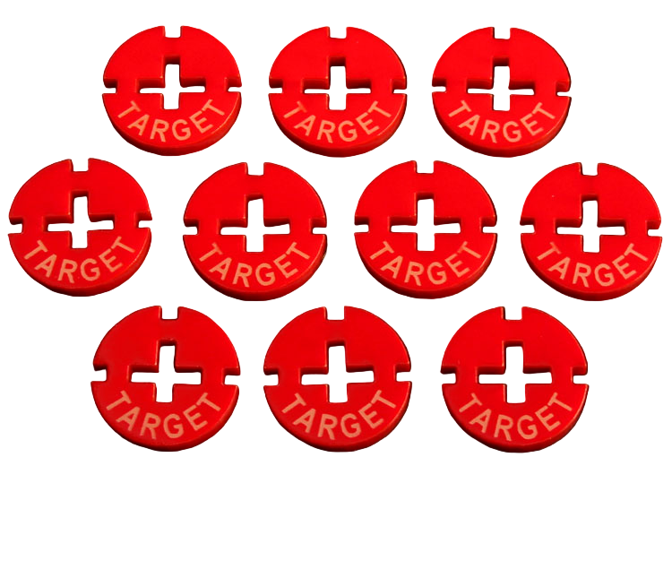 LITKO Target Tokens (10) (New! Multiple Colors on One Listing!)