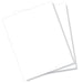 Product image displaying a fanned-out set of 2 white 8x10-inch styrene sheets for the 0.100-inch Plasticard Pack.