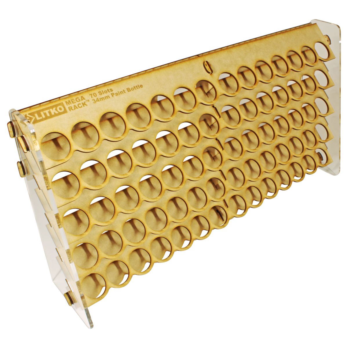 34mm Round Bottle Paint Racks