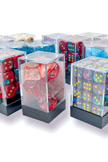 Chessex Dice Available From LITKO Game Accessories. d6, d20, 12mm, 16mm.