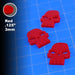 LITKO Skull Tokens, Red (10)-Tokens-LITKO Game Accessories