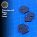 LITKO Skull Tokens, Translucent Grey (10)-Tokens-LITKO Game Accessories