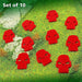 LITKO Skull Tokens, Red (10)-Tokens-LITKO Game Accessories