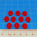 LITKO Mini Skull Tokens, Red (15)-Tokens-LITKO Game Accessories