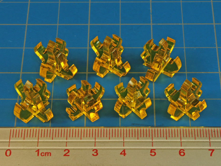 LITKO Translucent Yellow Flame Markers (NEW! Multiple Colors & Sizes on One Listing!)