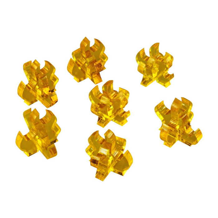 LITKO Translucent Yellow Flame Markers (NEW! Multiple Colors & Sizes on One Listing!)