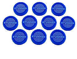 LITKO Stunned Tokens (10) (New! Multiple Colors on One Listing!)