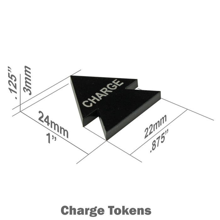 LITKO Charge Tokens, Black (10)-Tokens-LITKO Game Accessories