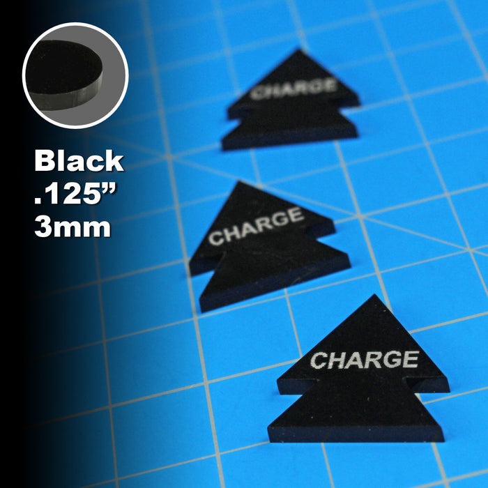 LITKO Charge Tokens, Black (10)-Tokens-LITKO Game Accessories