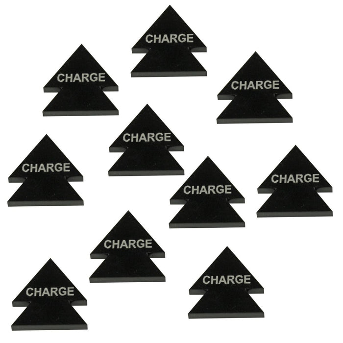 LITKO Charge Tokens, Black (10)-Tokens-LITKO Game Accessories