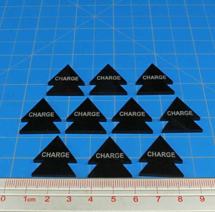 LITKO Charge Tokens, Black (10)-Tokens-LITKO Game Accessories