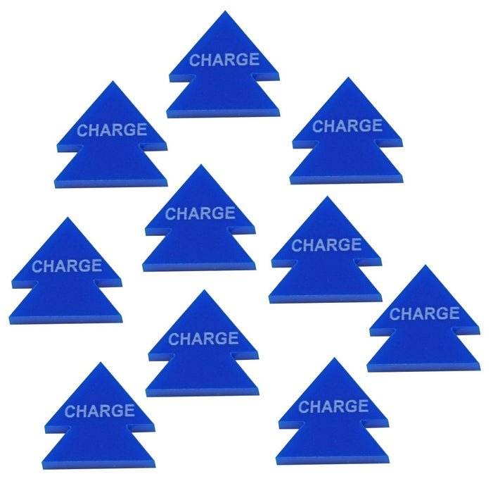 LITKO Charge Tokens, Blue (10)-Tokens-LITKO Game Accessories