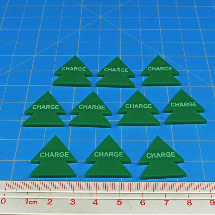 LITKO Charge Tokens, Green (10)-Tokens-LITKO Game Accessories