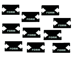 LITKO Form Tokens (10) (New! Multiple Colors on One Listing!)