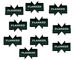 LITKO Flanked Tokens (10) (New! Multiple Colors on One Listing!)