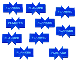 LITKO Flanked Tokens (10) (New! Multiple Colors on One Listing!)