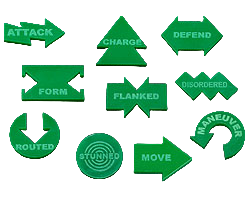 LITKO Command Token Set (10) (NEW! Multiple Colors on One Listing!)