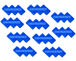 LITKO Disordered Tokens (10) (New! Multiple Colors on One Listing!)