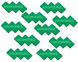 LITKO Disordered Tokens (10) (New! Multiple Colors on One Listing!)