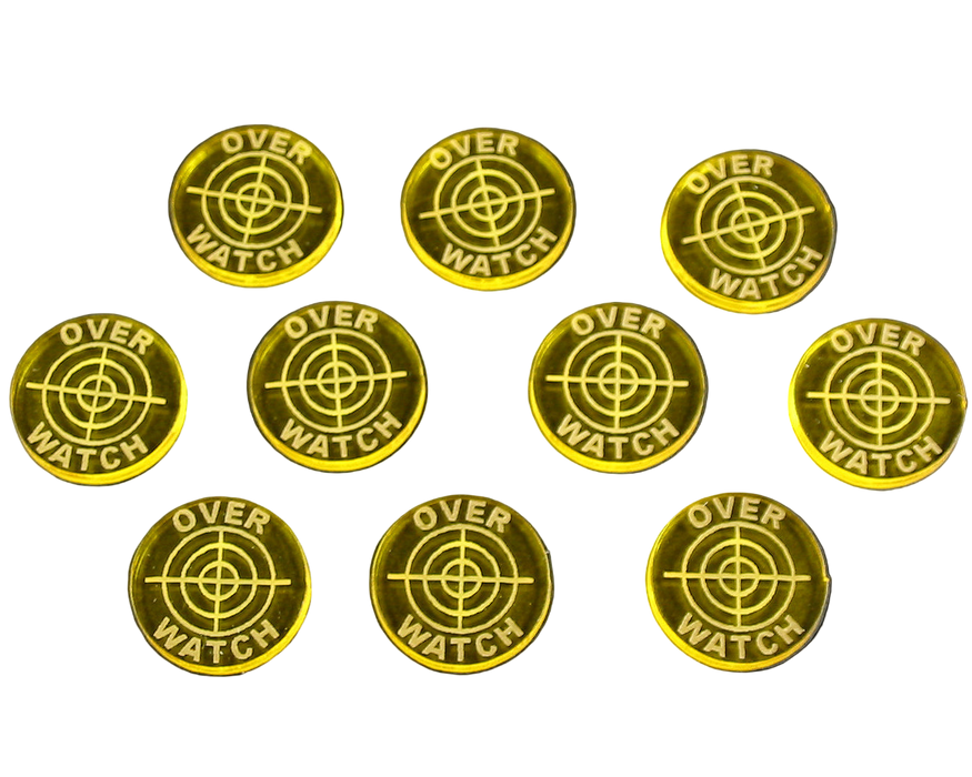 LITKO Overwatch Tokens (10) NEW! Multiple Colors on One Listing!)