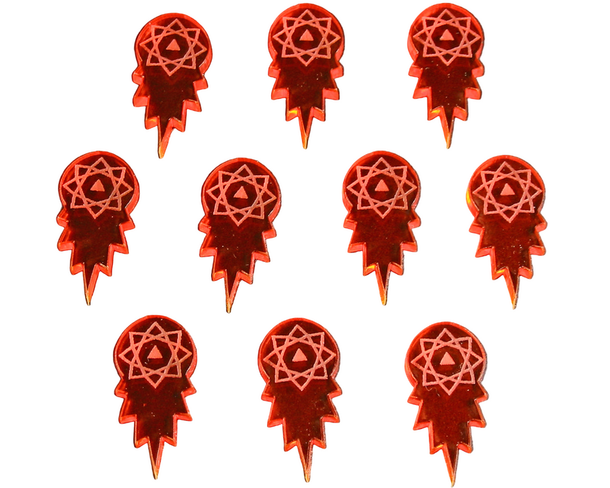 LITKO Space Torpedo Token (10) (NEW! Multiple Colors on One Listing!)