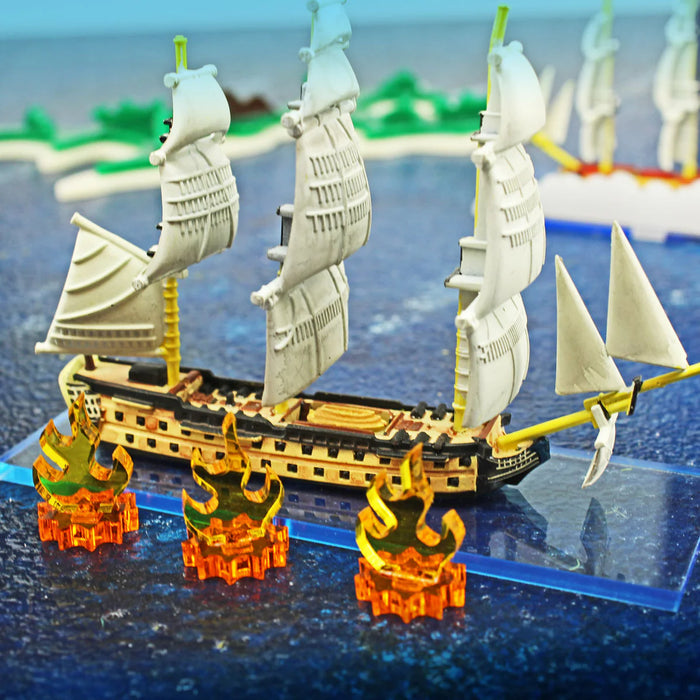 LITKO Translucent Yellow Flame Markers (NEW! Multiple Colors & Sizes on One Listing!)