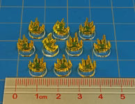 LITKO Translucent Yellow Flame Markers (NEW! Multiple Colors & Sizes on One Listing!)