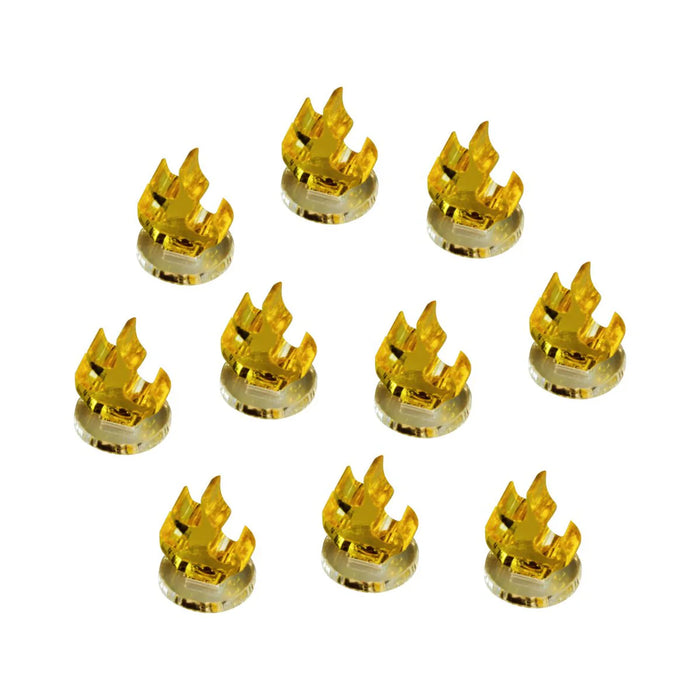 LITKO Translucent Yellow Flame Markers (NEW! Multiple Colors & Sizes on One Listing!)