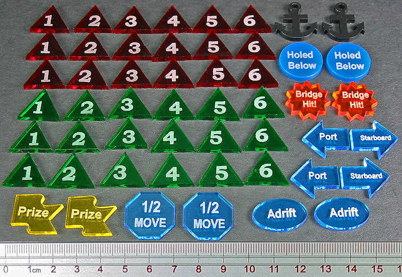 LITKO Fantasy Naval Token Set Compatible with Uncharted Seas (52)