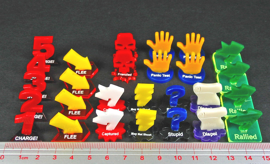 LITKO Fantasy Battle Marker Set Compatible with Warhammer Fantasy Battle (27)