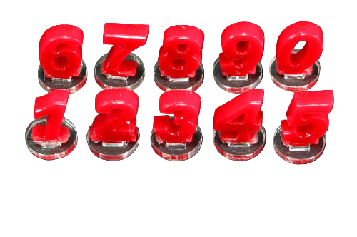 LITKO Micro Number Set 0-9 (NEW! Multiple Colors on One Listing!)