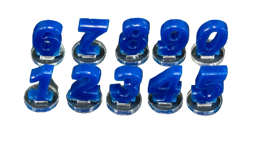 LITKO Micro Number Set 0-9 (NEW! Multiple Colors on One Listing!)