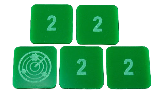 LITKO Number 2 Blip Set, Green (5)