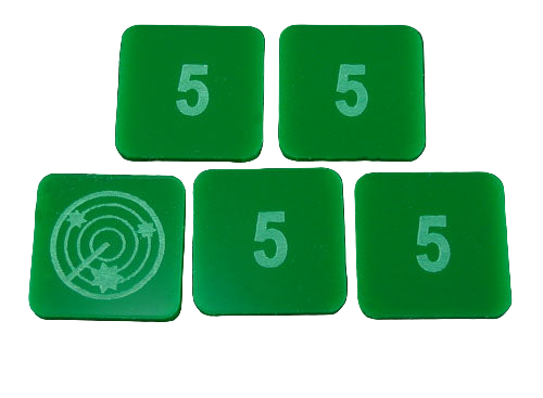 LITKO Number 5 Blip Set, Green (5)