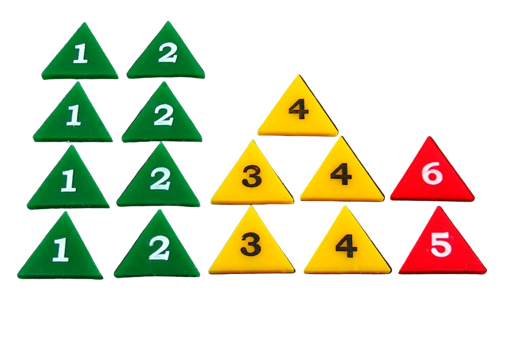 LITKO Big Battle Tracker Token Set Compatible with Two Hour Wargame (15)