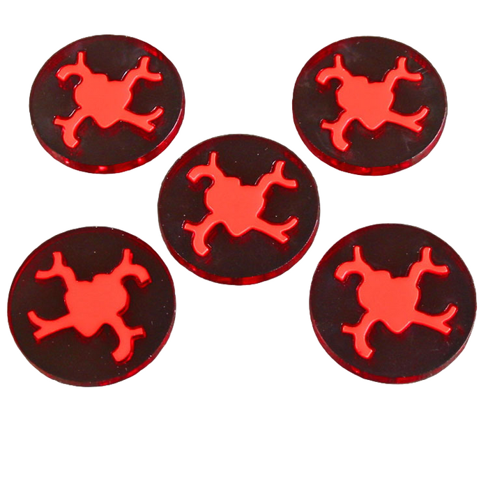 LITKO Steampunk Horror Blood Tokens (5)