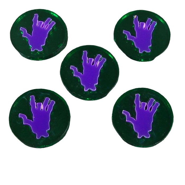 LITKO Steampunk Horror Body Part Tokens (5)