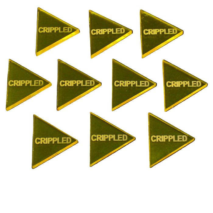 LITKO Crippled Tokens Compatible with Axis and Allies (10)