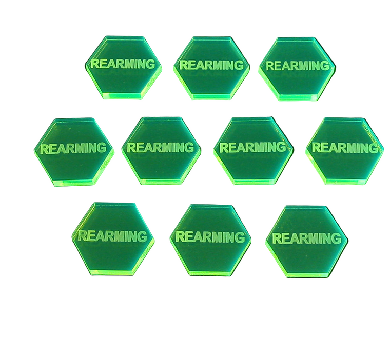 LITKO Rearming Tokens Compatible with Axis and Allies (10)