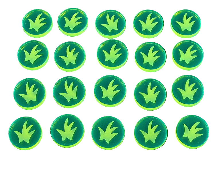 LITKO Grass Resource Tokens Compatible with Dominant Species (20)