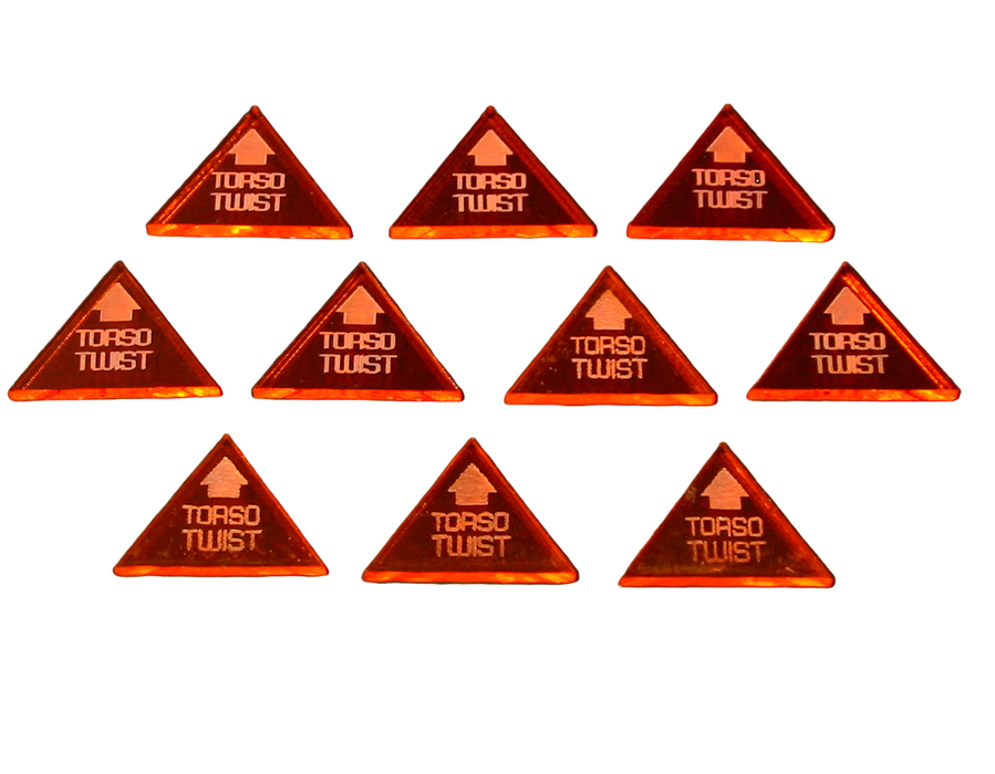 LITKO Torso Twist Tokens Compatible with BattleTech (10)