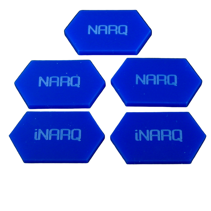LITKO Double-Sided NARQ/iNARQ Tokens Compatible with BattleTech (5)