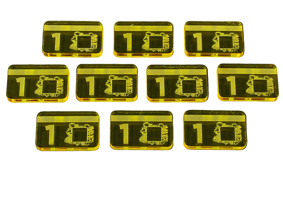 LITKO Credit Tokens Compatible with Android: Netrunner (10) (NEW! Multiple Option on One Listing!)