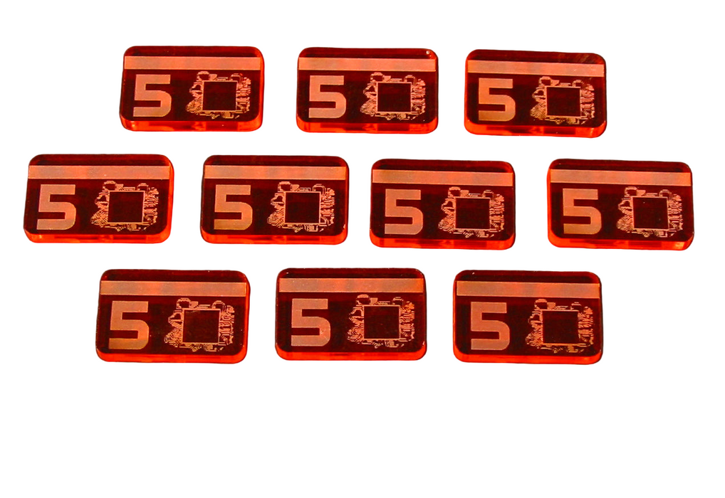 LITKO Credit Tokens Compatible with Android: Netrunner (10) (NEW! Multiple Option on One Listing!)