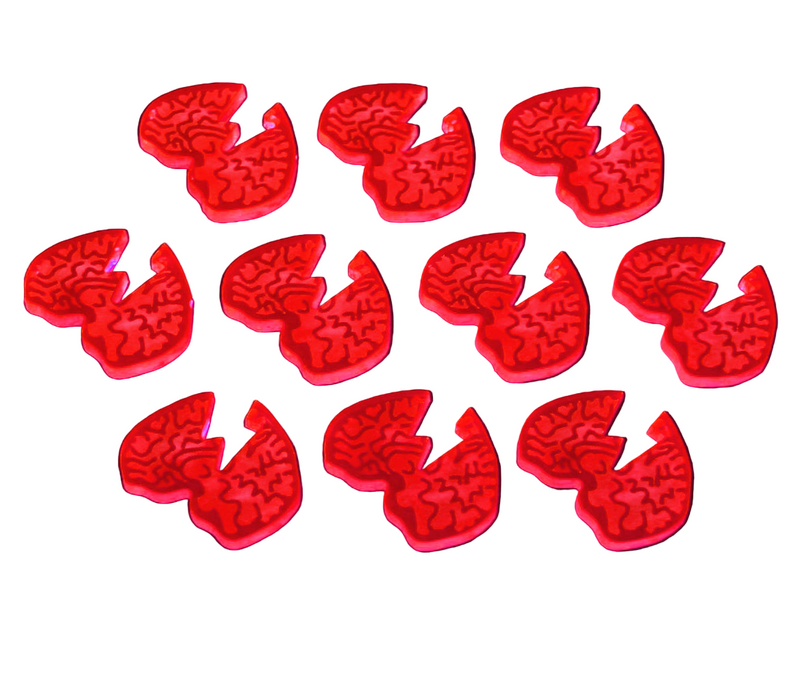 LITKO Net Hacker Brain Damage Tokens Compatible with Android: Netrunner (10)