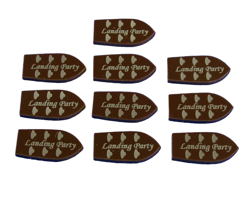 LITKO Landing Party Tokens Compatible with Age of Sail (10)