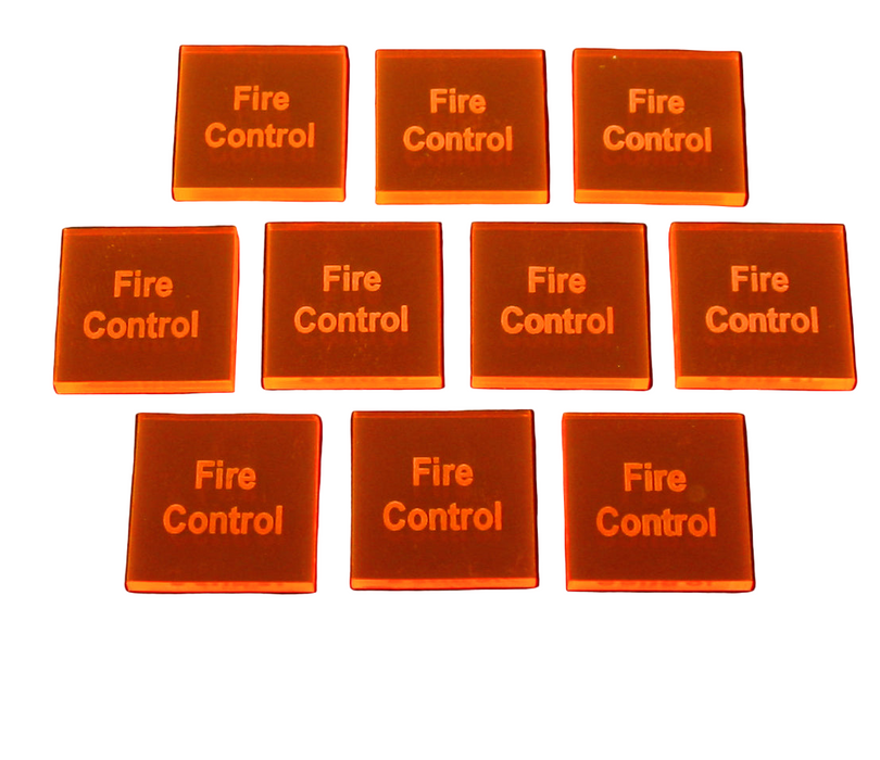 LITKO Fire Control Tokens Compatible with Firestorm Armada (10)
