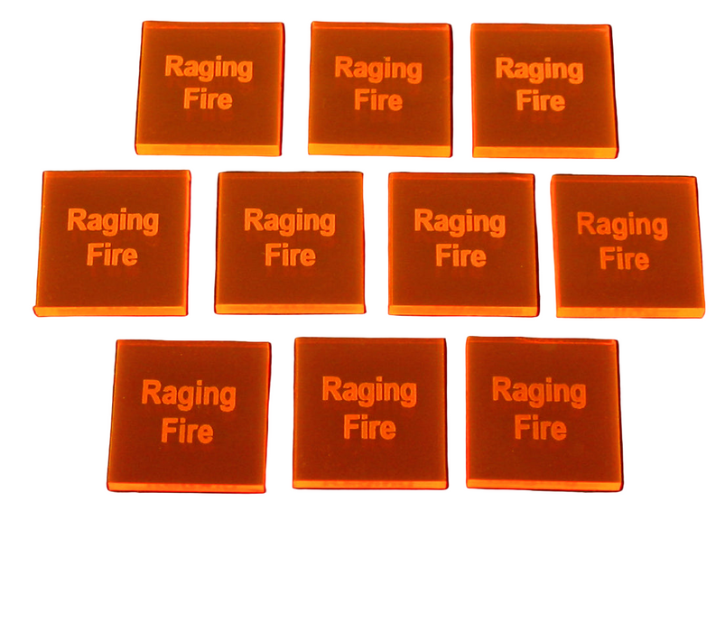 LITKO Raging Fire Tokens Compatible with Firestorm Armada (10)