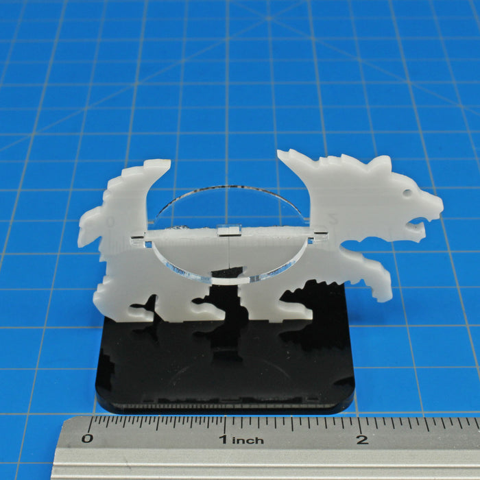 LITKO Bear Character Mount with 2-inch Square Base, White-Character Mount-LITKO Game Accessories